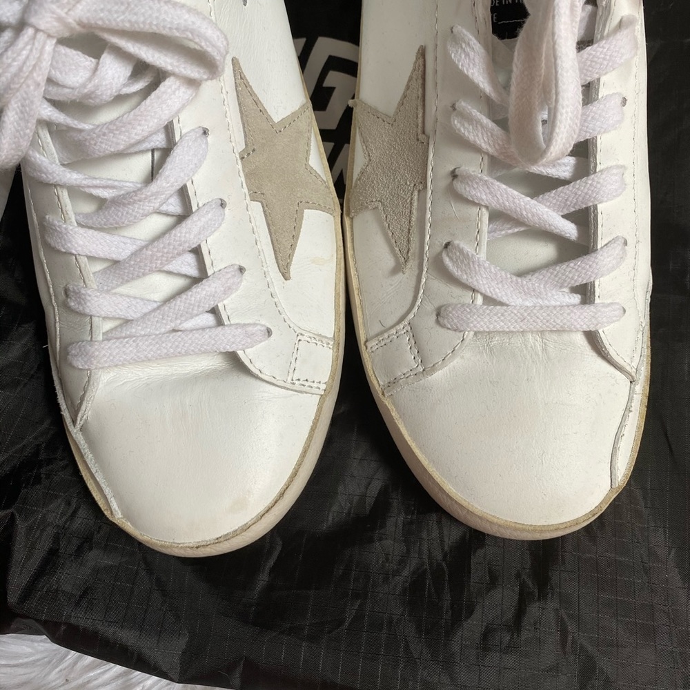 Golden Goose Black and White Sneakers - Picture 3 of 8